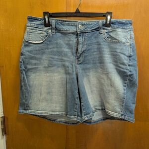 Maurices Light Blue Jean Shorts for Women